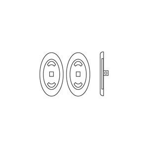 13mm Oval