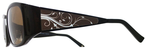Floral (Brown/White)