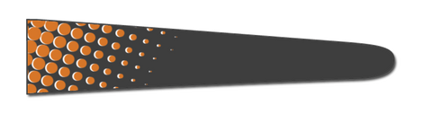 Dots (Graphite/Orange) - Upscale Eyes