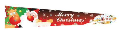 Holiday - Santa/Rudolph - Upscale Eyes