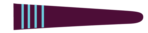 Lines (Bordeaux/Blue) - Upscale Eyes