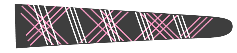 Lines (Graphite/Pink) - Upscale Eyes