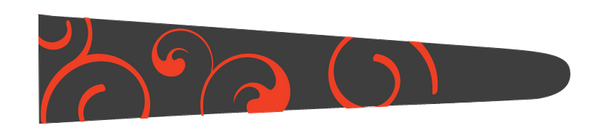Ribbons (Graphite/Orange) - Upscale Eyes
