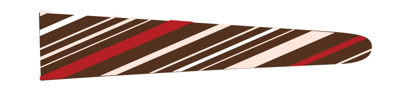 Stripes (BBrown/Red) - Upscale Eyes