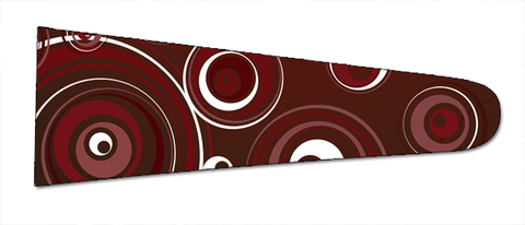 Circles Bordeaux/White) - Upscale Eyes
