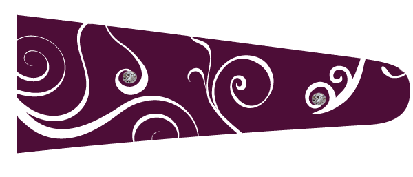Curls (Bordeaux/White) - Upscale Eyes