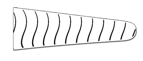 Waves (White/Black) - Upscale Eyes